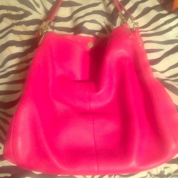 Coach Leather Pink Bag hobo - Picture 1 of 3
